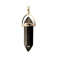 Bullet Crystal Hexagonal Pendant Necklace Women's Natural Quartz DIY Jewellery