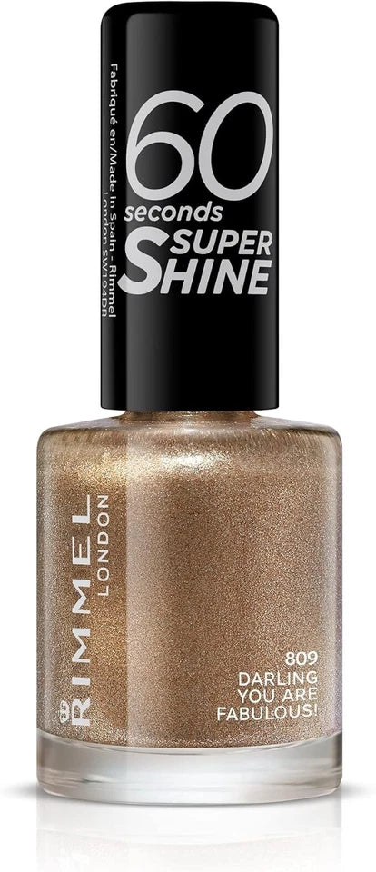 Rimmel 60 Seconds Super Shine Nail Polish Varnish 8ml Fast Dry Choose Your Shade