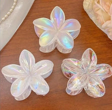 Flower Hair Claw Clips Hawaiian Flower Hair Claw Clips Hair Hold Jaw Clip