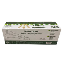 Love The Earth Wooden Cutlery Variety, 500 Pack