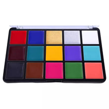 CRUISE Face Body Paint Oil, Professional 15 Colors FX Makeup Palette- Non Toxic