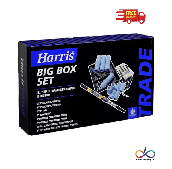 Harris Trade Big Box Roller and Brush 19 Piece Set