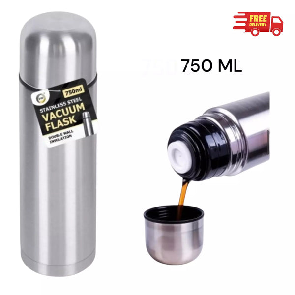 Stainless Steel Vacuum Flask Hot Cold Tea Drink Thermos Camping Travel