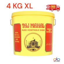 Taj Mahal Vegetable Ghee 4kg | Pure GM-Free Quality for Cooking & Frying