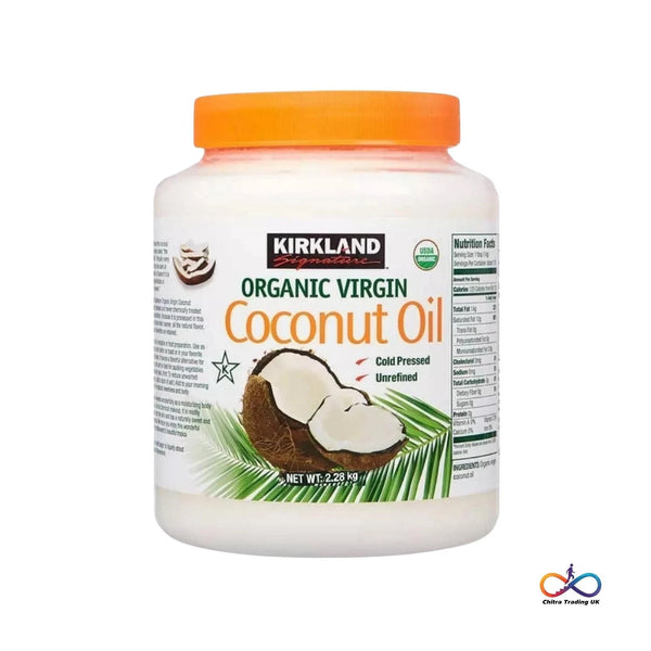 Kirkland Signature Organic Coconut Oil Unrefined Cold Pressed Beauty Aid 2.38kg