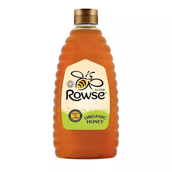 Rowse Easy Organic Clear Honey Pure Natural Smooth Taste Squeezy Pack of 1.36kg