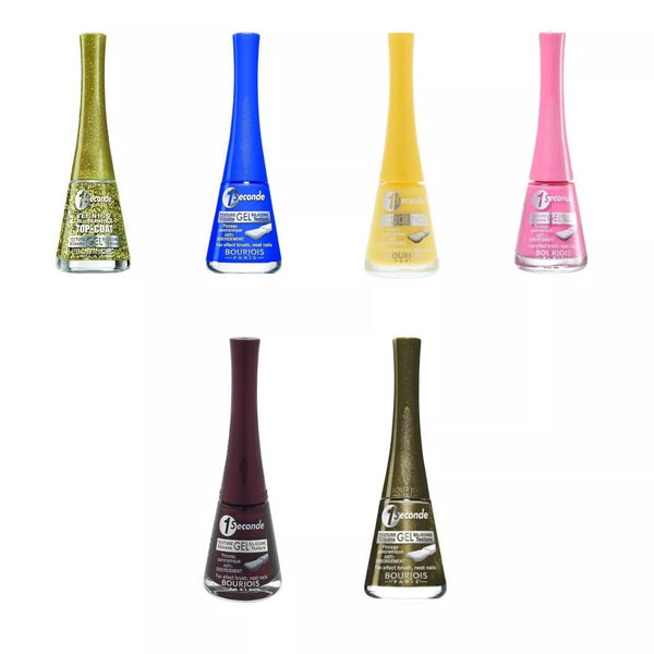 Bourjois 1 Seconde Nail Polish Women's Quick-Dry No Smudge Glossy Finish - (9ml)