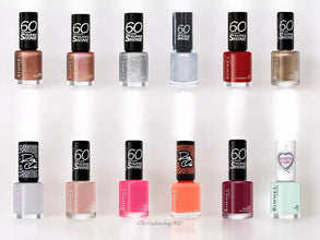 Rimmel 60 Seconds Super Shine Nail Polish Varnish 8ml Fast Dry Choose Your Shade