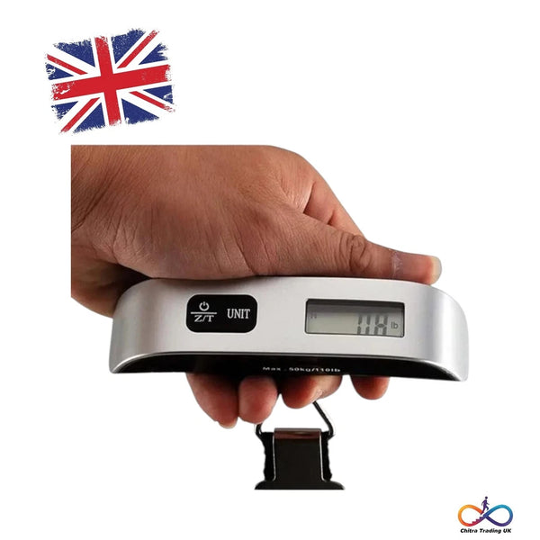 Digital Luggage Weighing Scales Suitcase Bag Portable 50kg LCD Travel Electronic