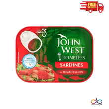 John West Boneless Sardines in Tomato Sauce 12 X 95g Atlantic Sardines Omega 3