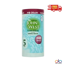 John West No Drain Tuna Steak in Spring Water Pack of 5 x 110g