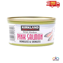 Kirkland Signature Wild Alaskan Pink Salmon Boneless & Skinless Cans Pack 6x170g