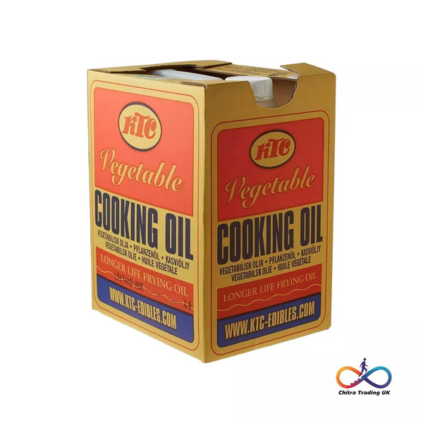 KTC Vegetable Soybean Cooking Oil High-Quality for Cooking & Frying (20-Liters)