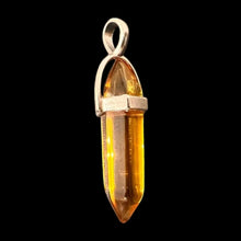 Bullet Crystal Hexagonal Pendant Necklace Women's Natural Quartz DIY Jewellery
