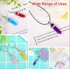 Bullet Crystal Hexagonal Pendant Necklace Women's Natural Quartz DIY Jewellery