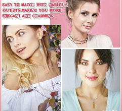 Bullet Crystal Hexagonal Pendant Necklace Women's Natural Quartz DIY Jewellery