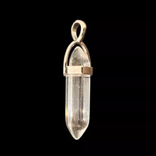 Bullet Crystal Hexagonal Pendant Necklace Women's Natural Quartz DIY Jewellery