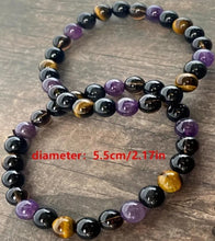 Bohemian Natural Protection Stone Beaded Bracelet Unisex Multicolour Stretchable