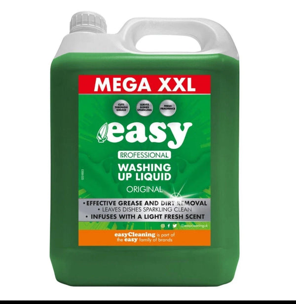 Easy Professional Dish Washing Up Liquid Original Kitchen Soap 5-Litres Pack