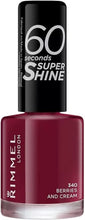 Rimmel 60 Seconds Super Shine Nail Polish Varnish 8ml Fast Dry Choose Your Shade