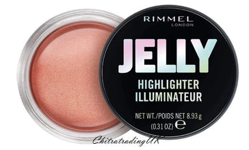 Rimmel London Jelly Highlighter Blusher Women's Shimmer Glow Face Makeup (8.93g)