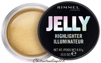 Rimmel London Jelly Highlighter Blusher Women's Shimmer Glow Face Makeup (8.93g)