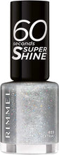 Rimmel 60 Seconds Super Shine Nail Polish Varnish 8ml Fast Dry Choose Your Shade