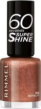 Rimmel 60 Seconds Super Shine Nail Polish Varnish 8ml Fast Dry Choose Your Shade