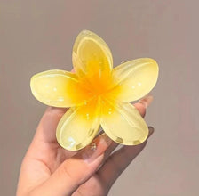 Flower Hair Claw Clips Hawaiian Flower Hair Claw Clips Hair Hold Jaw Clip