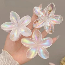 Flower Hair Claw Clips Hawaiian Flower Hair Claw Clips Hair Hold Jaw Clip