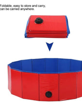 PowBear Dog Paddling Pool Portable Dog Pools Slip Resistant & Durable 160 X 30