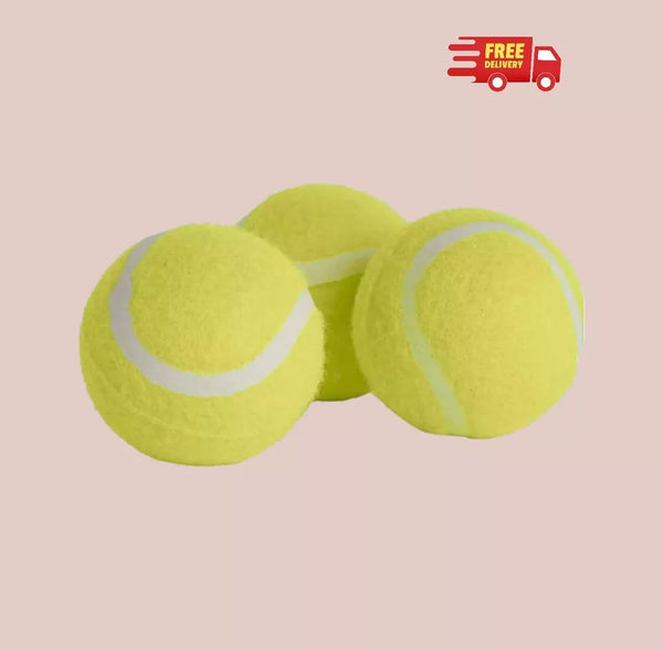 3 Pack Tennis Balls Sport Outdoor Practice Cricket Ball Beach Dog Ball
