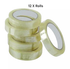 CLEAR STRONG TAPE PACKAGING ROLLS PARCEL PACKING SELLOTAPE 12mm x40m CELOTAPE